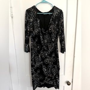 New York & Company Dress, blue and black, size XL